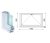 Kömmerling 150x90 műanyag bukó ablak 2 rétegű üveggel