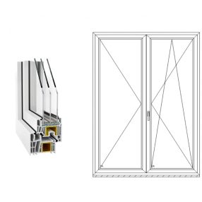 DECCO 83 MD KÉTSZÁRNYAS BUKÓ-NYÍLÓ+NYÍLÓ TERASZAJTÓK