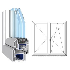 DECCO 71 KÉTSZÁRNYAS BUKÓ-NYÍLÓ+NYÍLÓ ABLAKOK