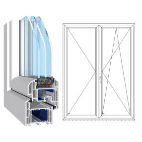 DECCO 71 KÉTSZÁRNYAS BUKÓ-NYÍLÓ+NYÍLÓ TERASZAJTÓK